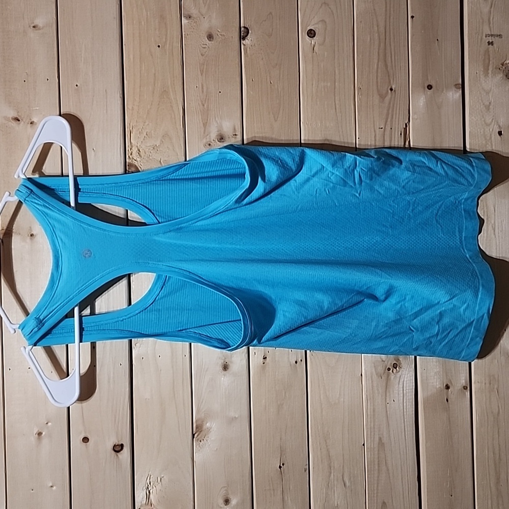 Lululemon Swiftly Tech Racerback Scottsdale 10K Tour Tank in Turquoise Size 8 - Picture 5 of 5